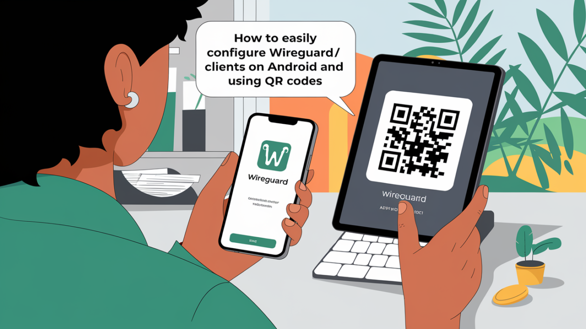 How to Easily Configure WireGuard Clients on Android and iOS Using QR Codes